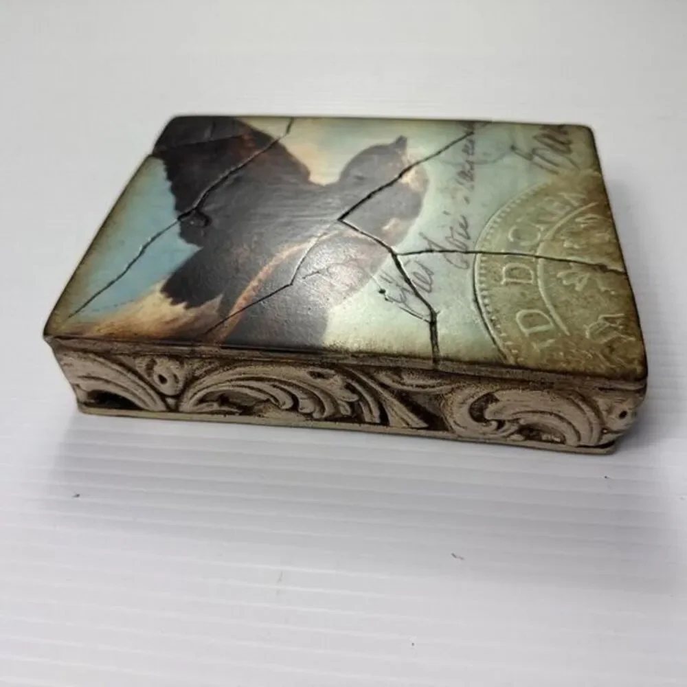 Sid Dickens Retired Memory Tile T-118 BIRD IN FLIGHT‎